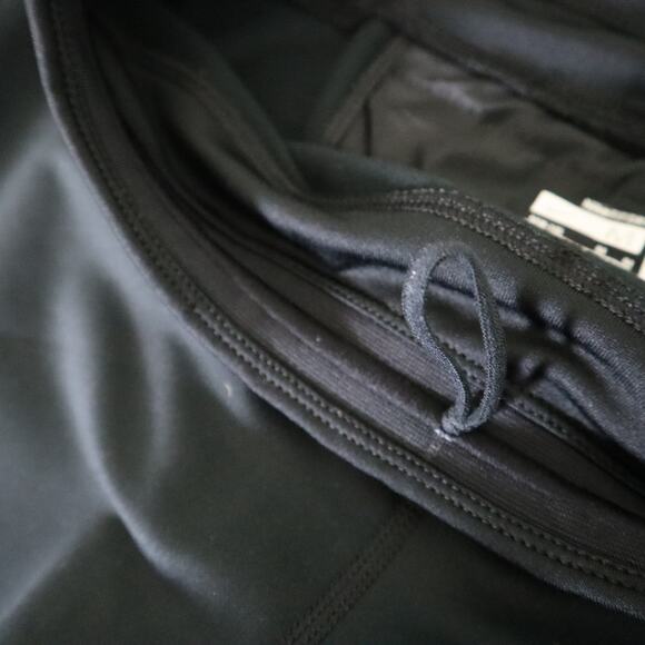 Nike Womens Boot Cut Sweatpants Size Medium Black Soccer Pants Zipper Hem - Picture 8 of 11